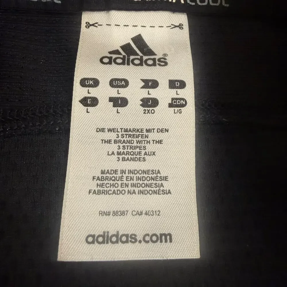 Adidas ClimaCool Men’s S L Black 1/4 Quarter Zip Long Sleeve Mock Neck Pullover